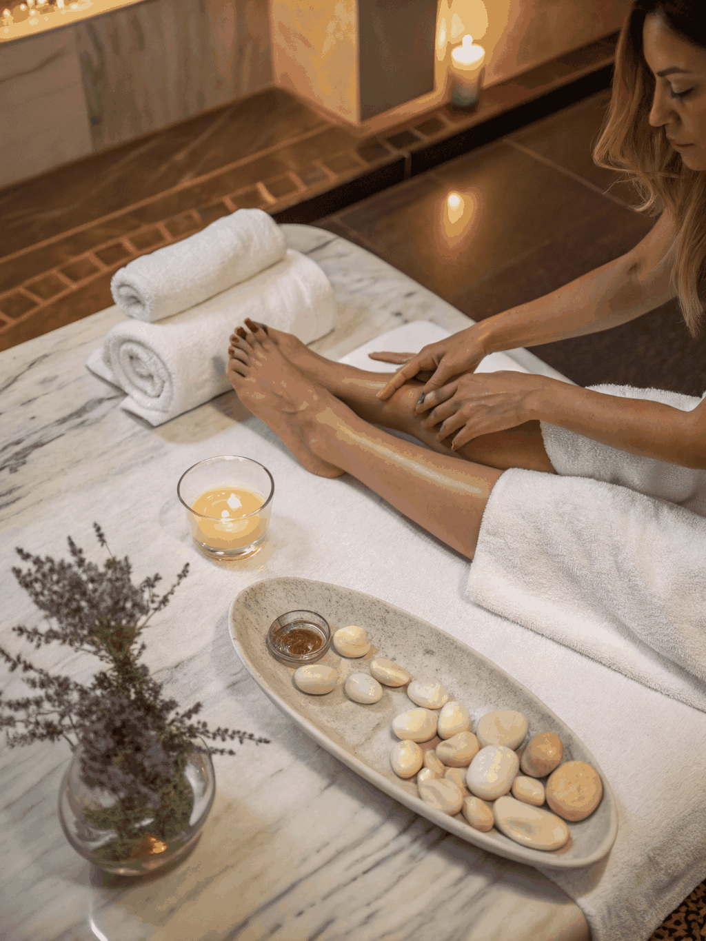 Paraffin wax and nourishing nail treatment add-on ritual